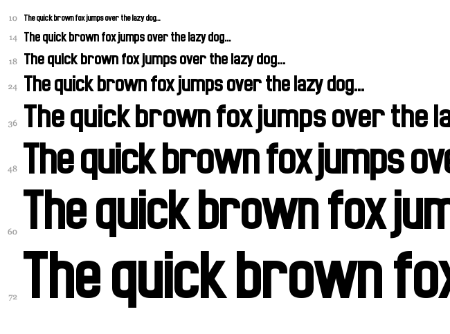 Noasarck font waterfall